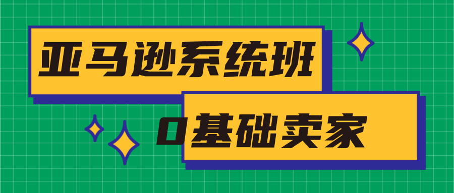 亚马逊系统班，专为0基础卖家量身打造，亚马逊运营流程与架构-遨游资源库