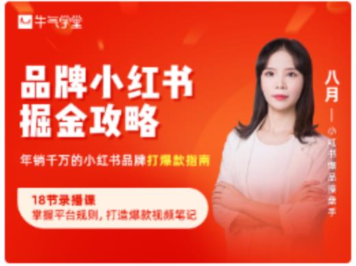 品牌小红书掘金攻略，年销千万的小红书品牌打爆款指南-遨游资源库