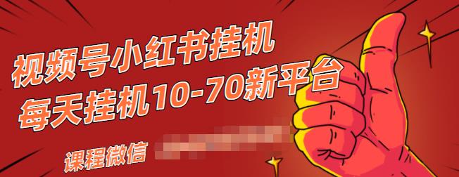 视频号小红书抖音挂机项目，小白无脑操作，按照要求来，单号每天几十米-遨游资源库