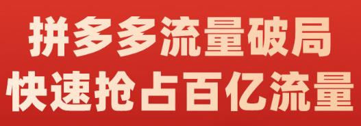 阿杰·拼多多流量破局:如何打黑标，爆款的思路，拼多多流量框架，快速抢占百亿流量-遨游资源库