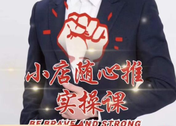 随心推线上课,小店随心推的投放逻辑,投放技巧,快速打标签-遨游资源库