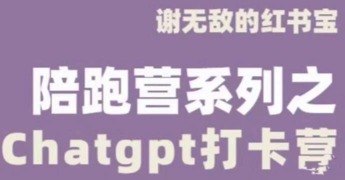 谢无敌ChatGPT打卡营，教你更好地使用ChatGPT来提高工作效率-遨游资源库