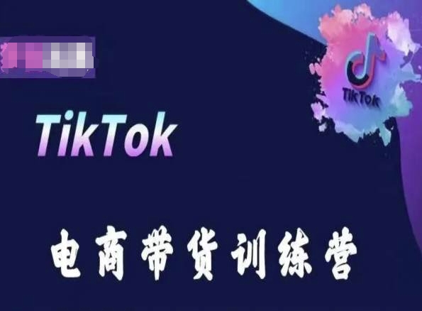 TikTok电商带货训练营，跟随时代潮流，跨境掘金-遨游资源库