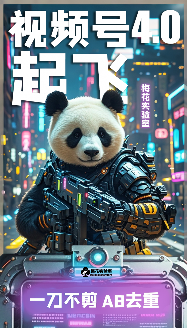 梅花实验窒微信视频号连怼玩法技巧起飞4.0一键AB破解版【揭秘】-遨游资源库