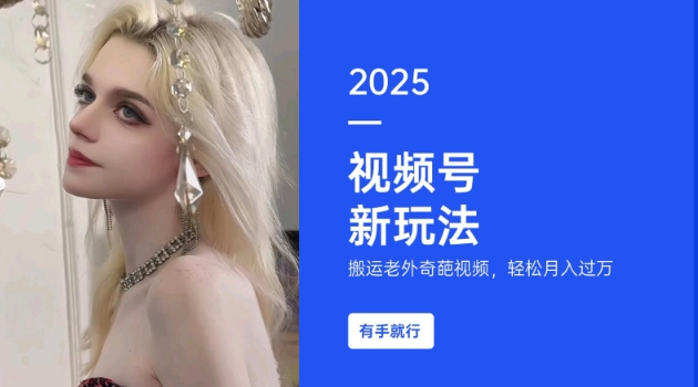 搬运老外奇葩视频，撸视频号分成计划收益，每天只需一小时，新手小白轻松月入过W-遨游资源库