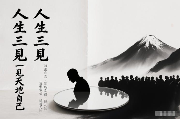 人生三见一见天地见众生见自己，活出自我拥有清晰幸福人生，搞透人性-遨游资源库