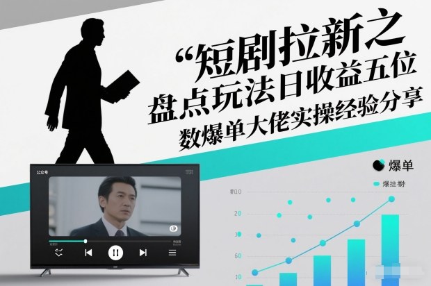 短剧拉新之盘点玩法日收益五位数爆单大佬实操经验分享-遨游资源库