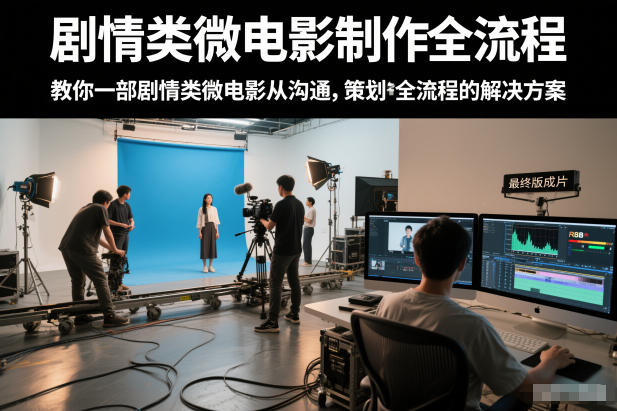 剧情类微电影制作全流程，教你一部剧情类微电影从沟通，策划到拍摄制作全流程的解决方案-遨游资源库