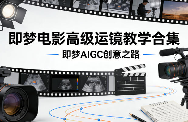 即梦电影高级运镜教学合集，即梦AIGC创意之路-遨游资源库