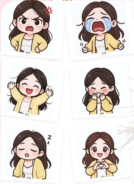 一张照片秒变多种表情包，三步就能拥有专属表情包库，零门槛玩转社交新玩法【文档】-遨游资源库