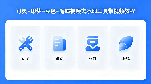 可灵–即梦–豆包–海螺视频去水印工具带视频教程-遨游资源库