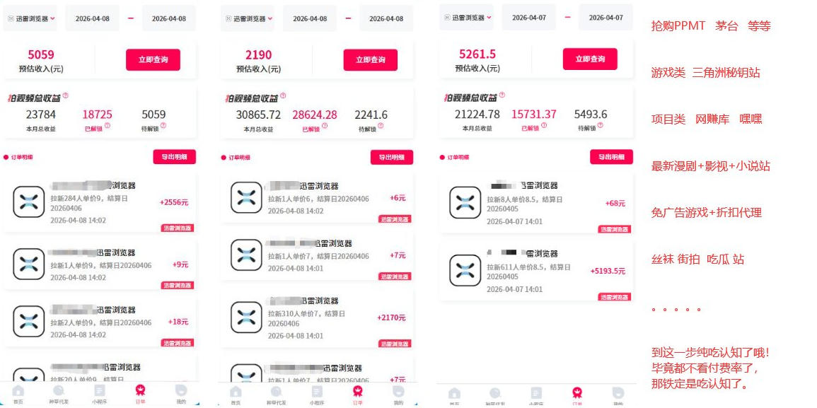 迅雷浏览器项目2.0_拆个大佬周1W的打法-遨游资源库