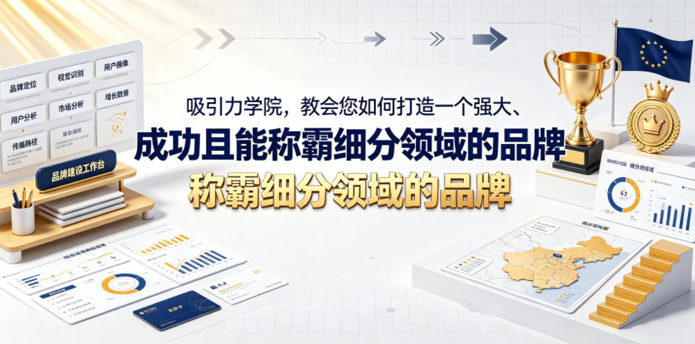 吸引力学院，教会您如何打造一个强大、成功且能称霸细分领域的品牌！【原创双语字幕】-遨游资源库