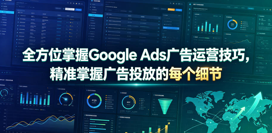 全方位掌握Google Ads广告运营技巧，精准掌握广告投放的每个细节【原创双语字幕】-遨游资源库