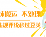 抖音纯搬运 不处理 小技巧，30秒发一个作品，避免违规评级秒过豆荚-遨游资源库