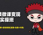 荔枝微课变现实操班：微信号+社群+荔枝微课打造自动化成交闭环系统-遨游资源库