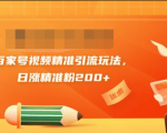 黄岛主引流课：百家号视频精准引流玩法，日涨精准粉200+-遨游资源库