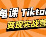 龟课·TikTok变现实战训练营线上第1期,多种变现模式,轻松赚美刀-遨游资源库