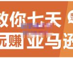 晟尧跨境·教你七天玩赚亚马逊，教你轻松玩赚亚马逊，适合小白学习-遨游资源库