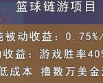 国外区块链篮球游戏项目，前期加入秒回本，被动收益日0.75%，撸数万美金-遨游资源库