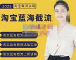 2022淘宝蓝海截流攻略，淘宝蓝海截流选品上货实操讲解-遨游资源库