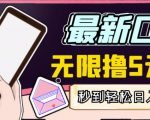 【高端精品】最新无撸5元E卡项目，无限接码秒到，一单利润3.5，轻松日入破千-遨游资源库