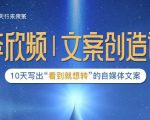 李欣频|文案创造课,0基础可报10天写出“看到就想转”的自媒体文案-遨游资源库