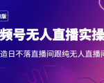 2022年视频号无人直播实操课，打造日不落直播间跟纯无人直播间-遨游资源库