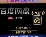 百度网盘无限扩容技术，外面卖399的，无论自己用还是用做引流都可以-遨游资源库