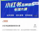 小红书品牌营销专项大课,操盘手进阶,一套能让你提升业务精进的课程-遨游资源库