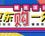 外面收费1980的最新京东无限一分购项目，一天轻松几百单（玩法+教程+软件）-遨游资源库