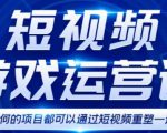 短视频游戏赚钱特训营，0门槛小白也可以操作，日入1000+-遨游资源库
