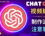 正确使用Chat GPT制作有价值的中文视频脚本，并在YouTube获利-遨游资源库