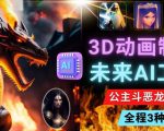 利用未来Ai工具LeiaPix，静态图转换3D动画，Lexica和Chat GPT制作精彩视频-遨游资源库