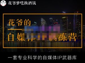 花爷的自媒体IP训练营【14期】,一套专业科学的自媒体IP武器库(更新2023年3月)-遨游资源库
