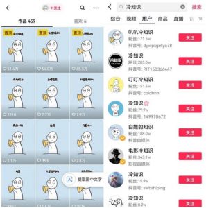 抖音冷知识快速涨粉变现玩法,爆火冷知识项目拆解,成品日赚500+【拆解】-遨游资源库