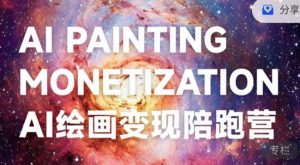 蛮驴·AI绘画变现陪跑营，快速产出可商业变现的图-遨游资源库
