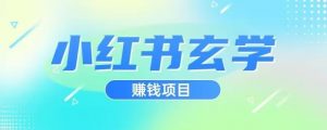 小红书玄学项目，直接上手操作，日入500【揭秘】-遨游资源库