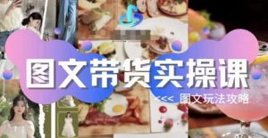 图文带货实操课，图文玩法攻略玩法-遨游资源库