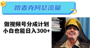 蹭麦克阿瑟热点，做视频号分成计划，小白三分钟一条日入300+【揭秘】-遨游资源库