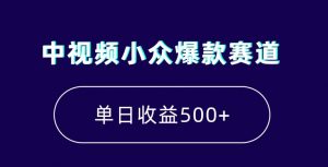 中视频小众爆款赛道，7天涨粉5万+，小白也能无脑操作，轻松月入上万【揭秘】-遨游资源库