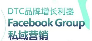 DTC品牌增长利器:Facebook Group私域营销策略-遨游资源库