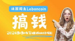 法国闲鱼Leboncoin跨境电商教程:环境邮箱电话解决产品上传及流量,悄悄赚钱【揭秘】-遨游资源库