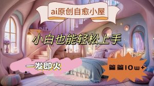 ai原创治愈小屋，小白也能轻松上手，一发即火，篇篇10w+【揭秘】-遨游资源库