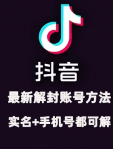 2024年11月抖音最新解封账号方法+解实名 自己真实实操已解2个号-遨游资源库