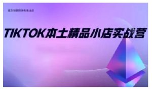 TikTok本土精品小店出海实战营，从入门到高阶，不止0-1!-遨游资源库