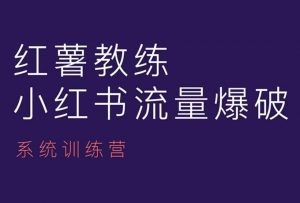 红薯教练-小红书内容运营课，小红书运营学习终点站-遨游资源库