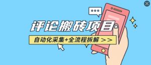 悟空采集评论搬砖_评论搬砖+自动采集【完整攻略】-遨游资源库