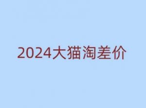 2024版大猫淘差价课程，新手也能学的无货源电商课程-遨游资源库