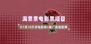 电影票无门槛券推广_0.1亓买10亓无门槛+渠道入口(v1.0版教程)-遨游资源库